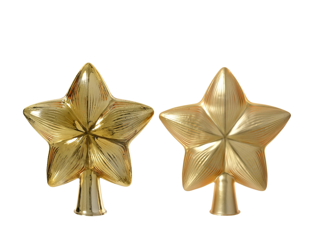 PUNTALE STELLA VETRO 17CM ORO ASS. 174300 PUNTALE STELLA VETRO 17CM ORO ASS. 174300