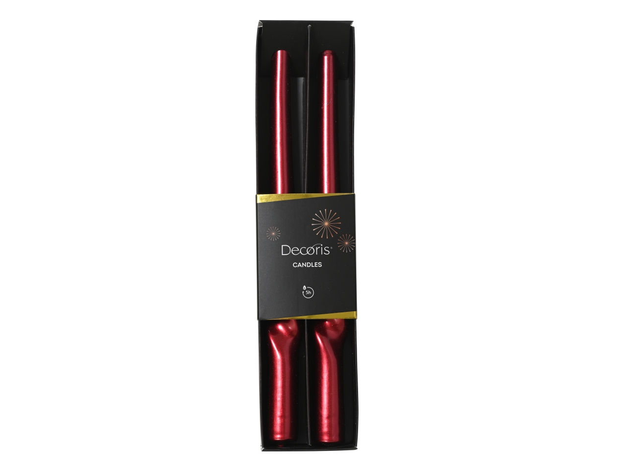 CANDELA FIAMMA 25CM 2PZ ROSSA 207692 CANDELA FIAMMA 25CM 2PZ ROSSA 207692