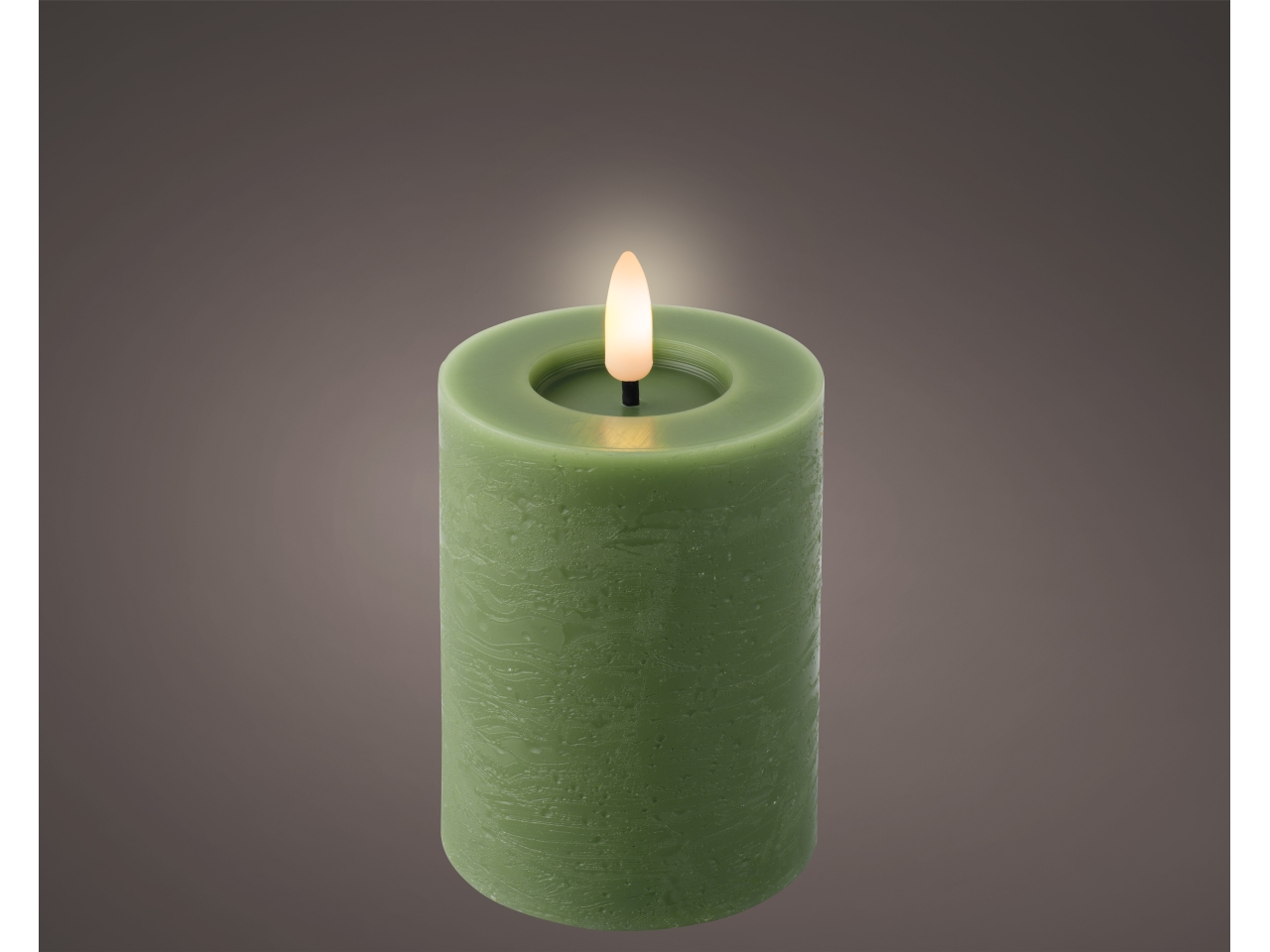 CANDELA LED 7X11,2CM BATT. VERDE 489170