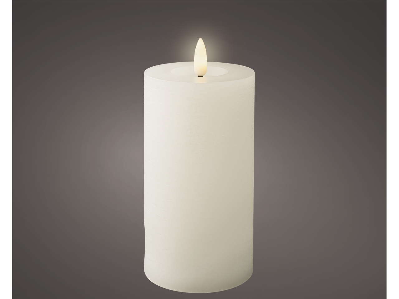 CANDELA LED 7X15CM BATT. BIANCO 489186