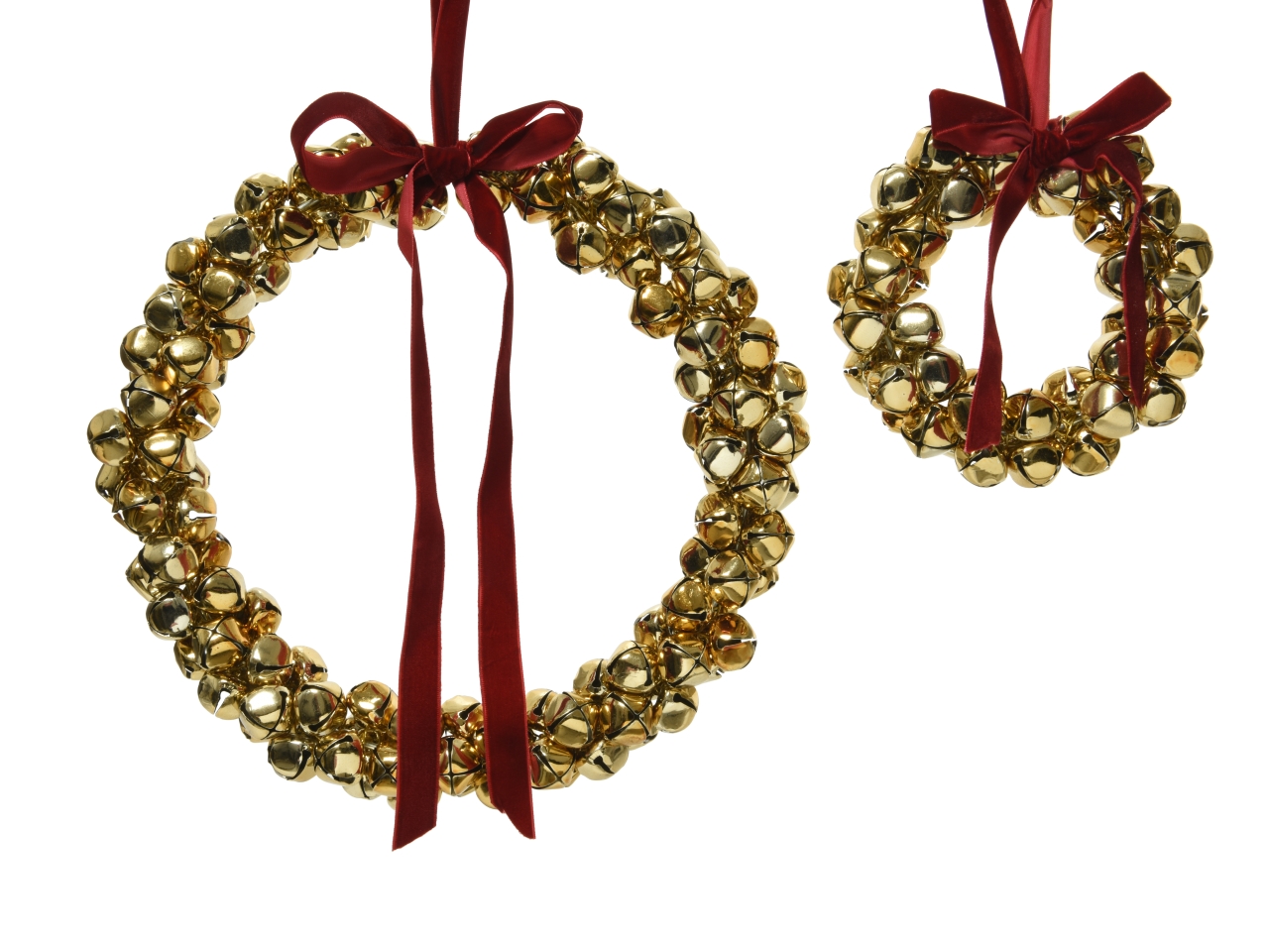 DIETROPORTA CAMPANELLE 25CM 2PZ ORO 510731