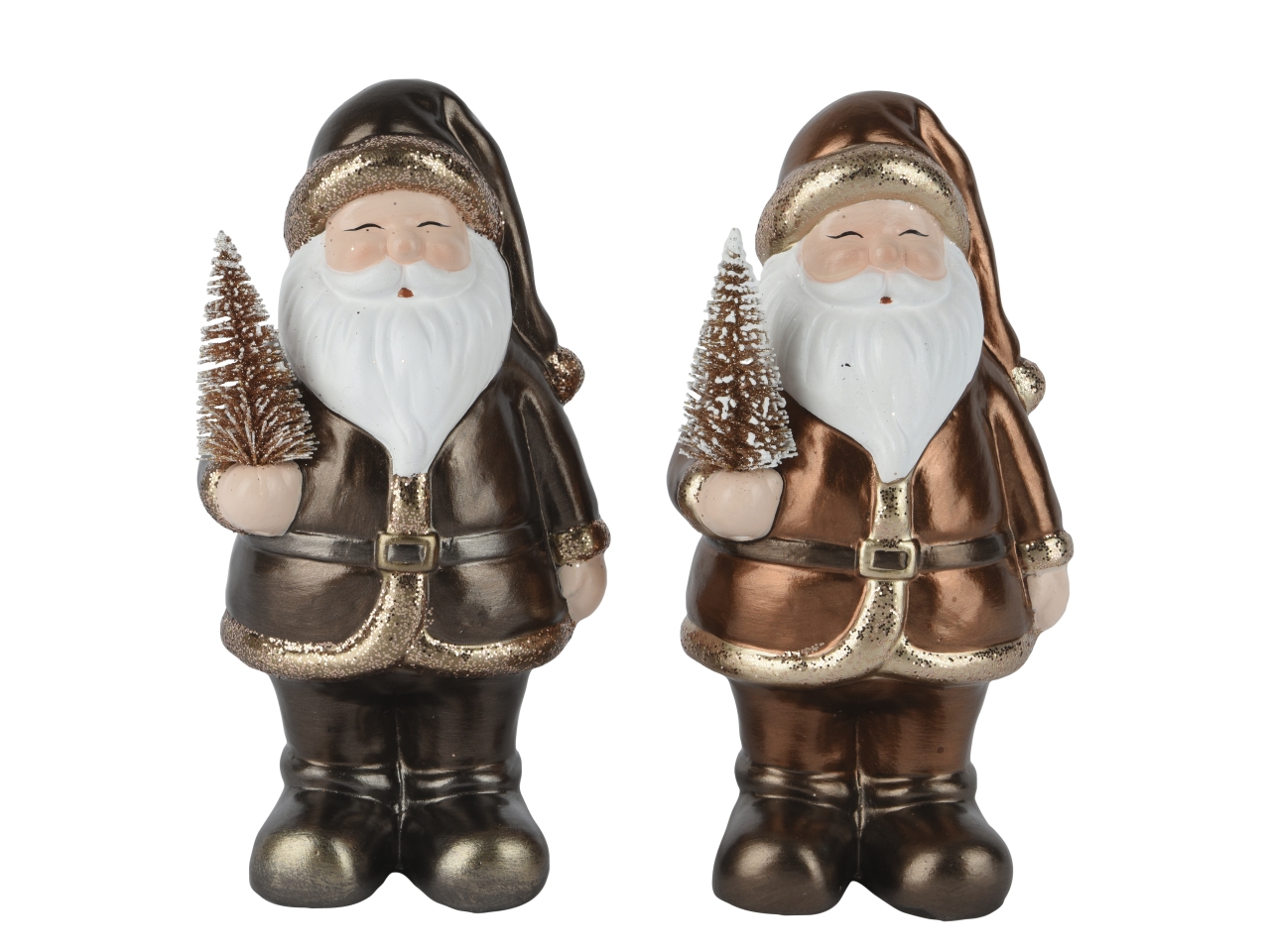 BABBO NATALE 20,4CM TERRACOTTA 2 COL. ASS. 537866