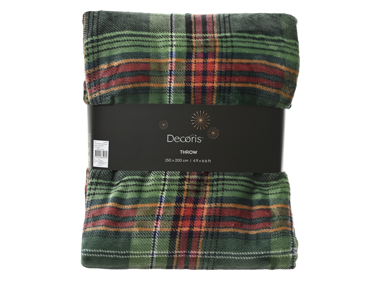 COPERTA 150X200CM SCOZZESE VERDE 613400 COPERTA 150X200CM SCOZZESE VERDE 613400