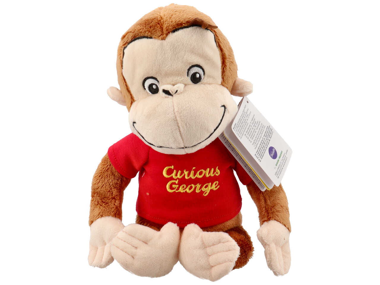 PELUCHE CURIOSO GEORGE 25CM RED SHIRT ROY CUU12000