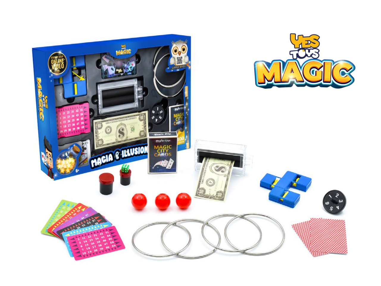 MAGIA & ILLUSIONISMO BOX 100 TRUCCHI YES52492 MAGIA & ILLUSIONISMO BOX 100 TRUCCHI YES52492