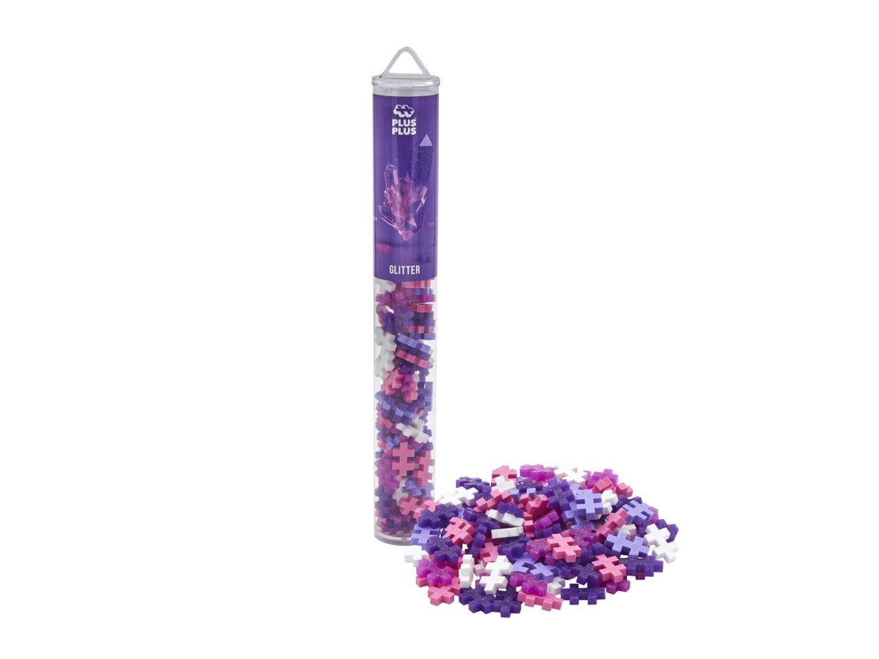 PLUS PLUS TUBO GLITTER SET DA 100PZ PLU4244 PLUS PLUS TUBO GLITTER SET DA 100PZ PLU4244