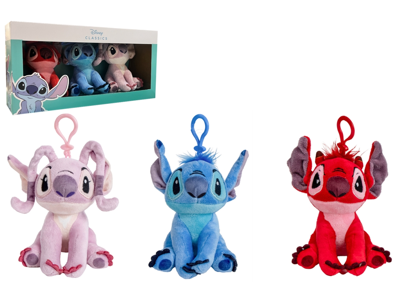 PELUCHE STITCH PACK 3 PERSONAGGI DISST435429