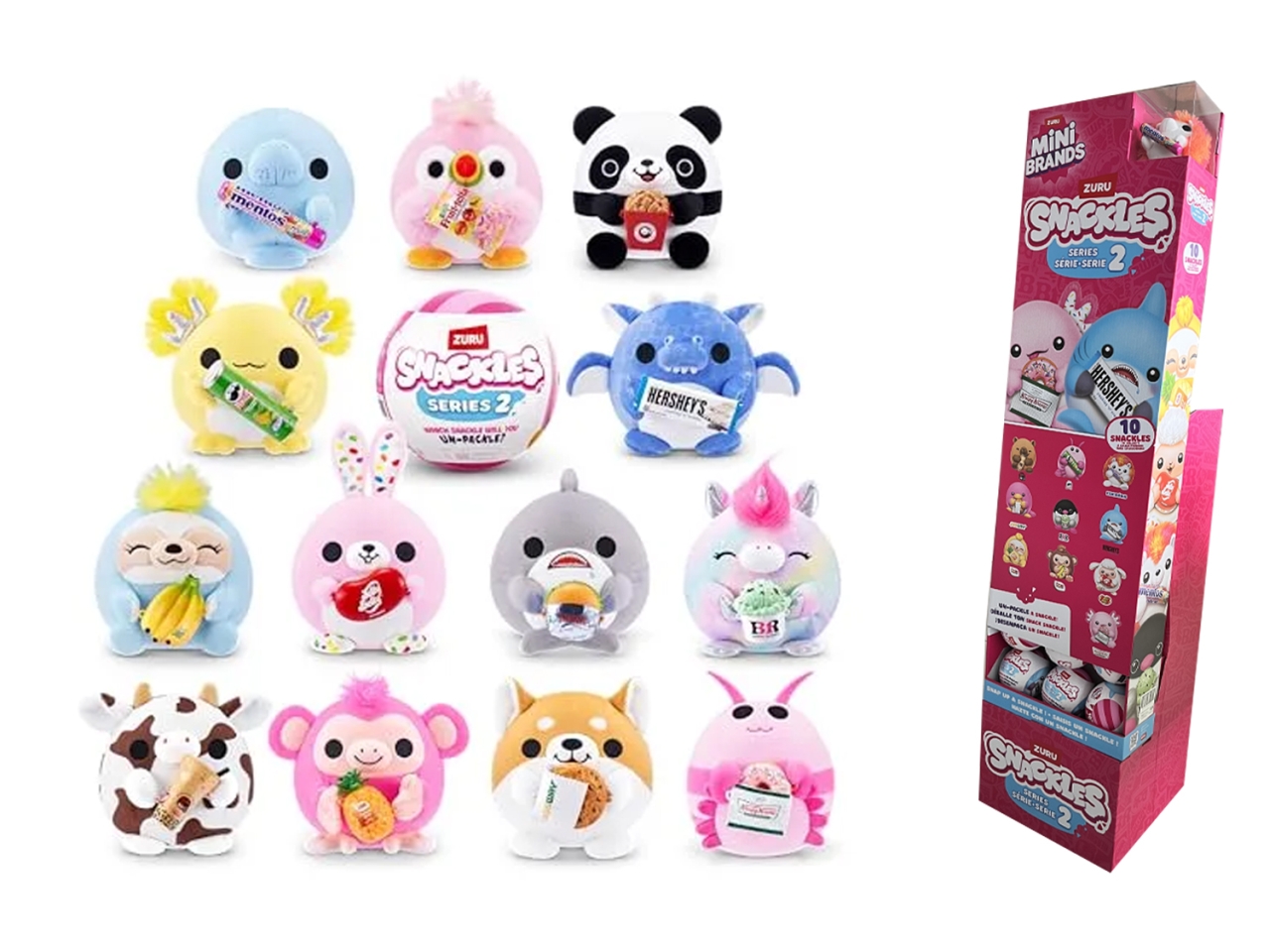 PELUCHE SNACKLES SQUISHY PICCOLO ZUR77572