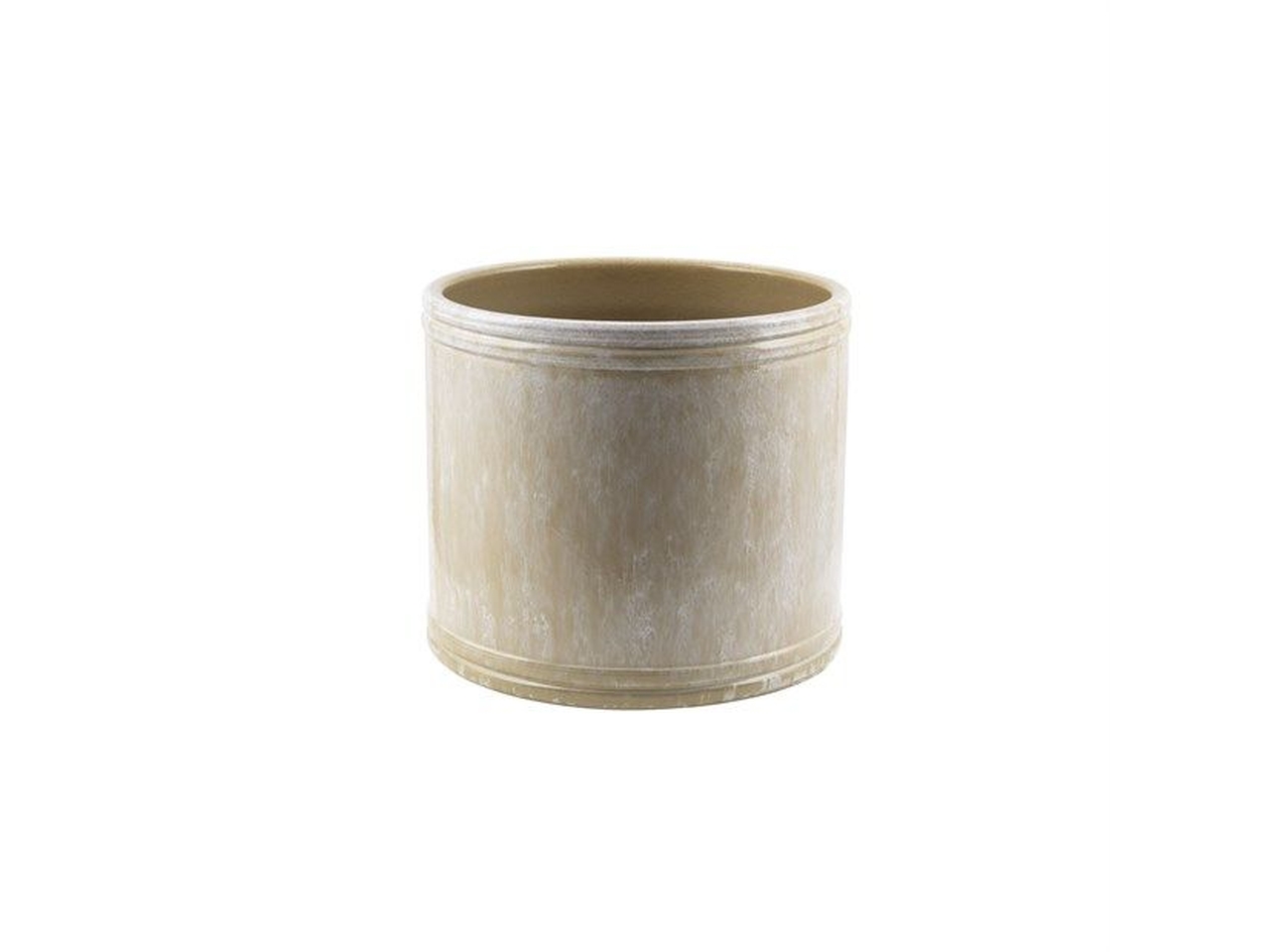 CILINDRO CERAMICA AVORIO H.160X180MM PT11-D18-AV