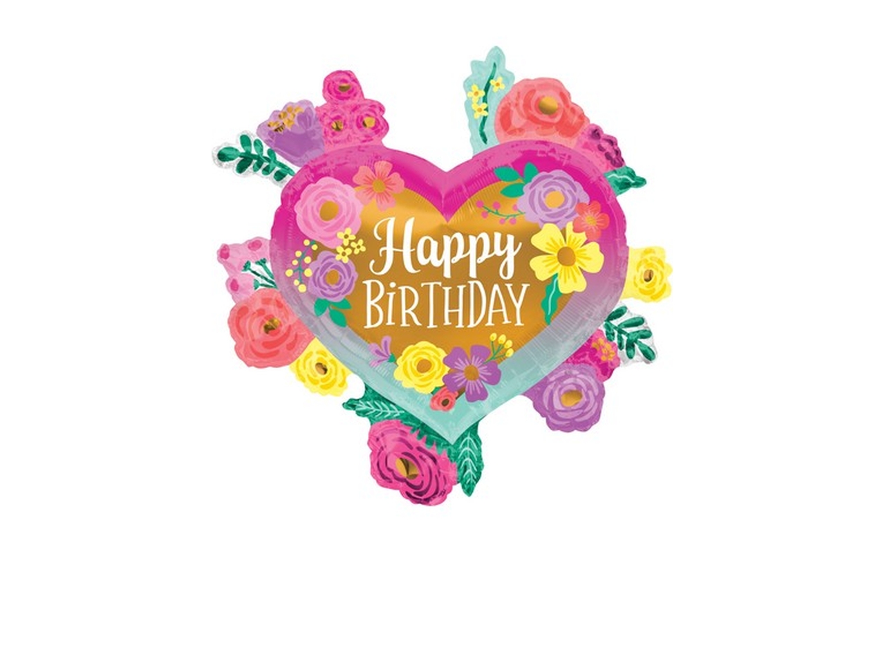 PALLONE FOIL SUPERSHAPE 68X68CM HAPPY 7A4125901
