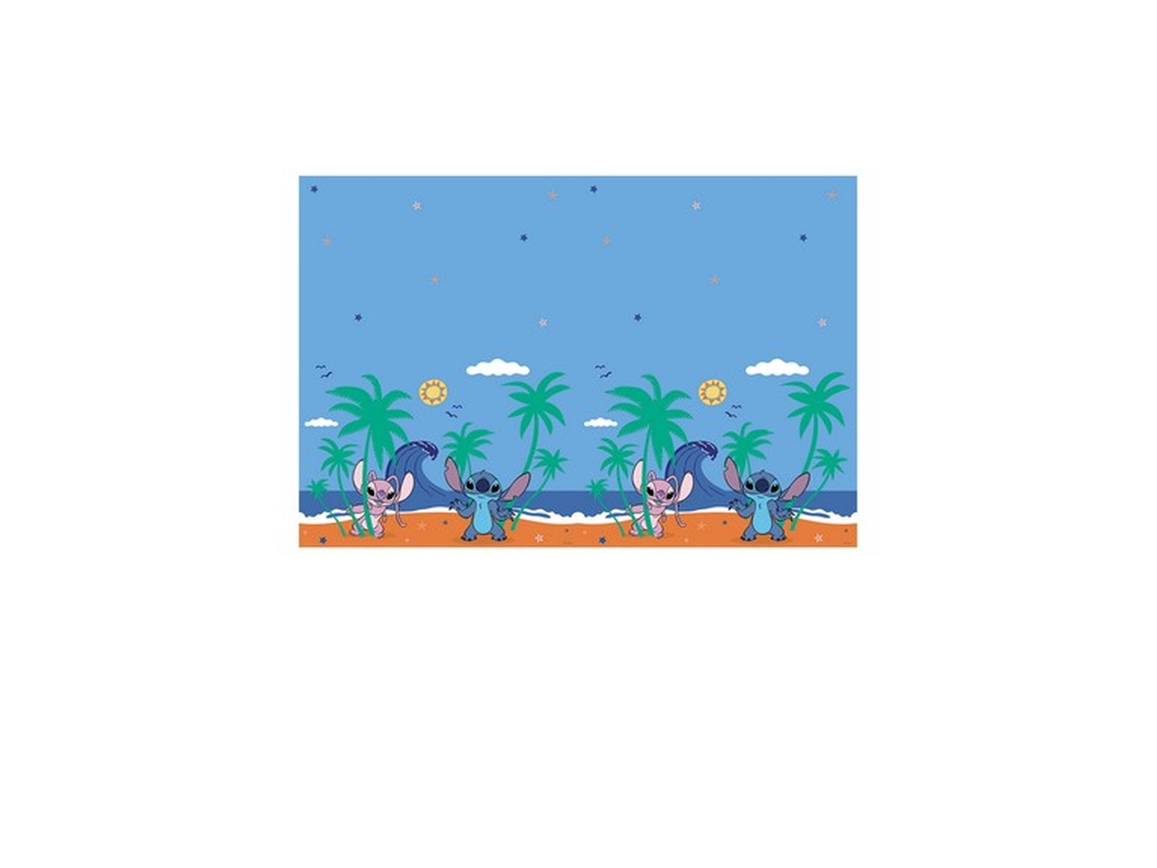 TOVAGLIA PLASTICA 120X180CM STITCH  ANGEL 5PR96911