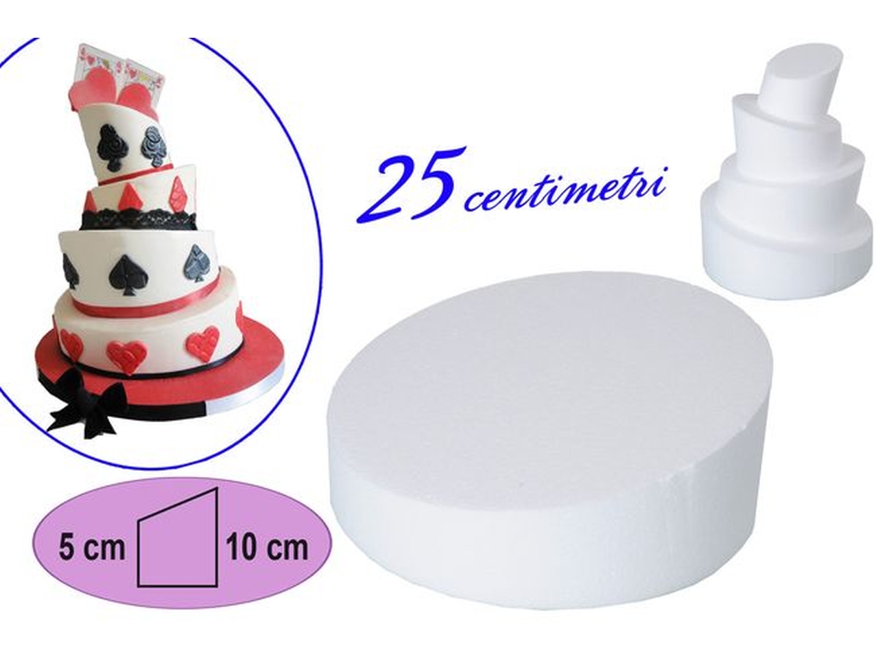 BASE POLISTIROLO WONKY DM25 611003