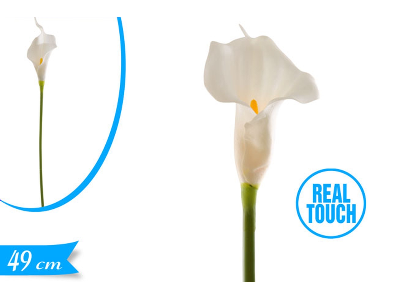 CALLA GOMMA BIANCA 49CM 873135 CALLA GOMMA BIANCA 49CM 873135