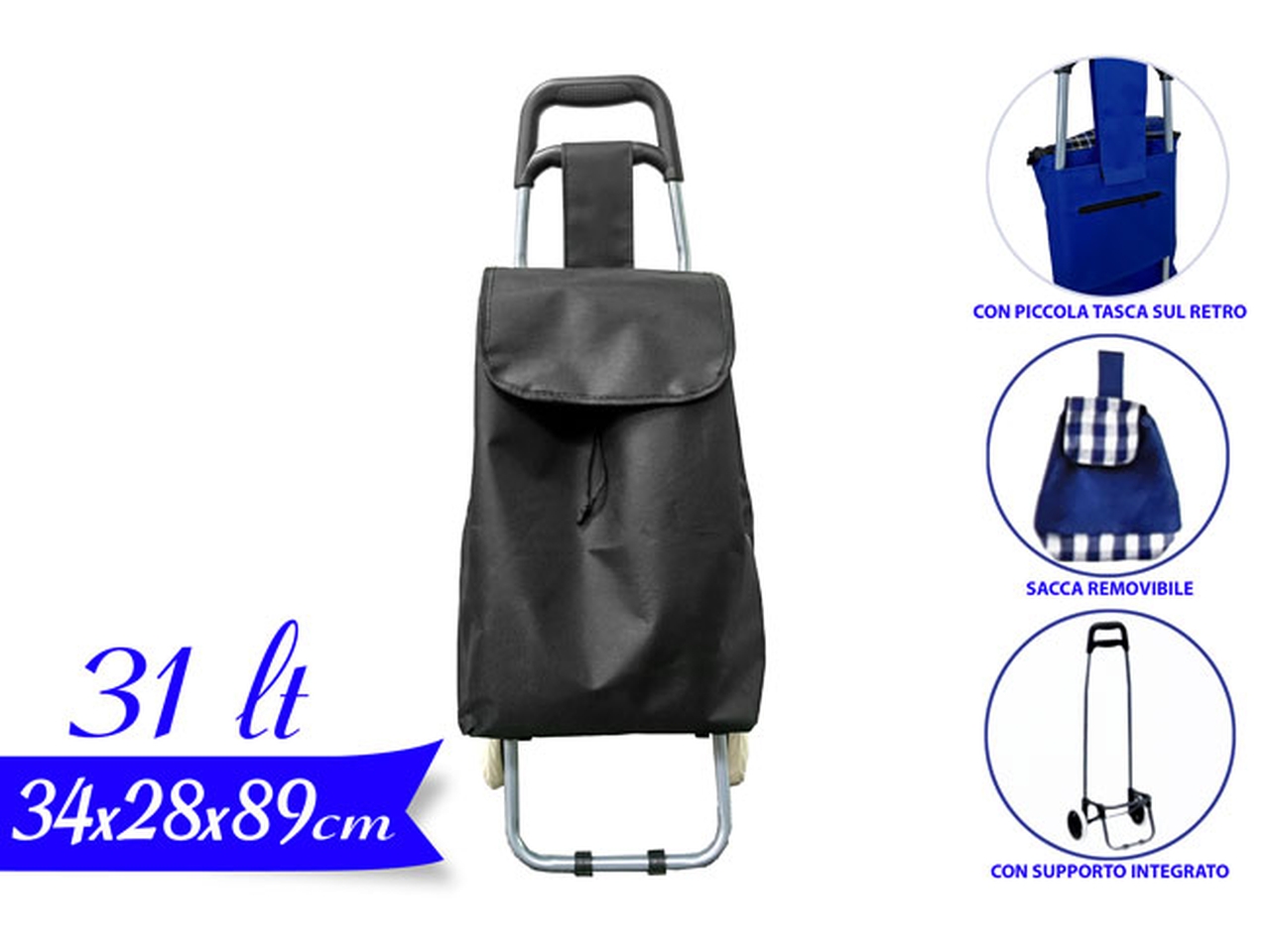 CARRELLO SPESA 31lt 725811