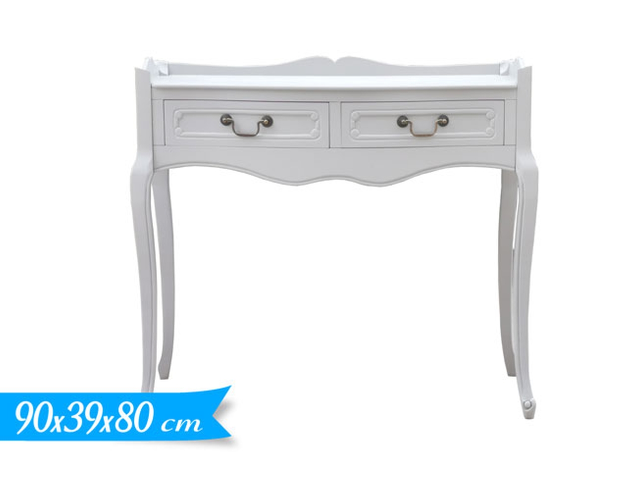 CONSOLLE C/2 CASSETTI 90X39X80CM 801546