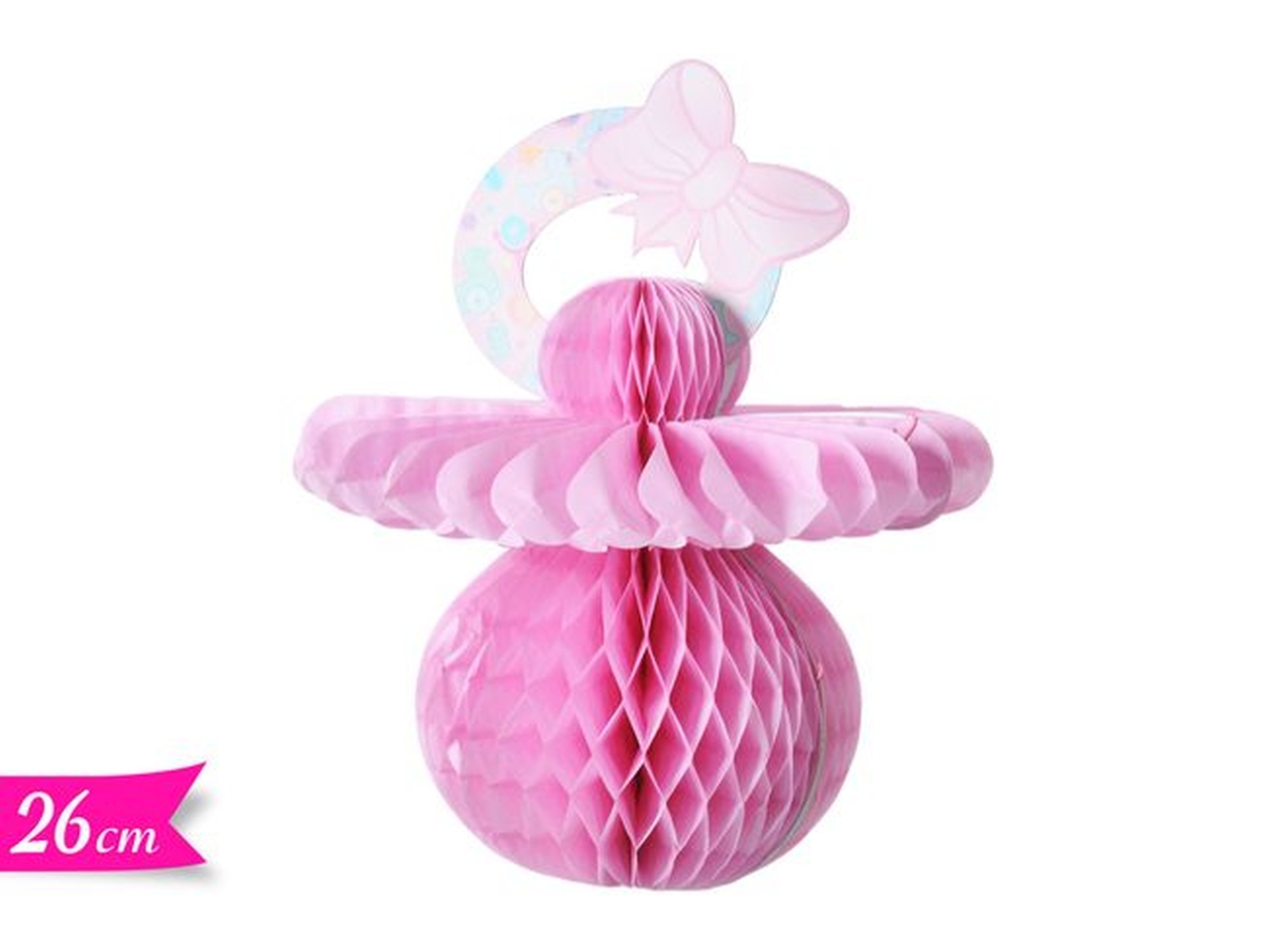 DECORAZIONE CIUCCETTO ROSA 445213