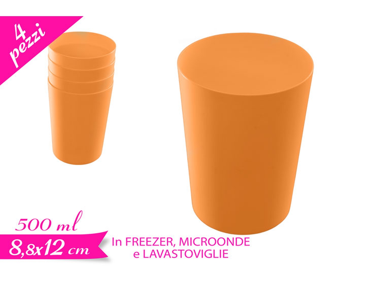 SET 4 BICCHIERI OCRA 500ML 872323