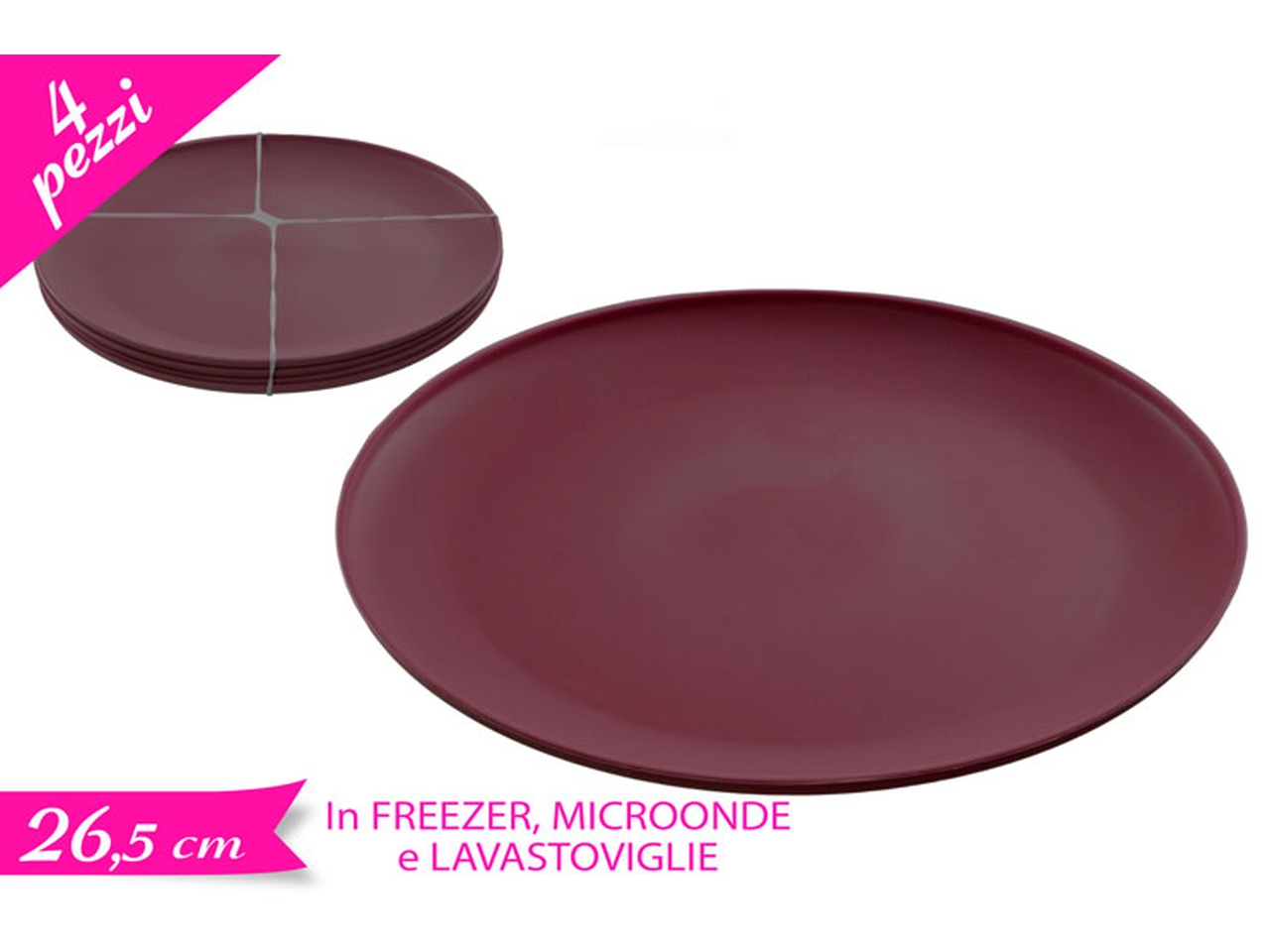 SET 4 PIATTI PORPORA 872312