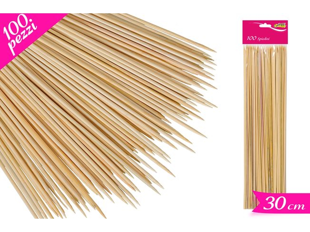 SPIEDINI BAMBOO 100PZ 30CM 705955