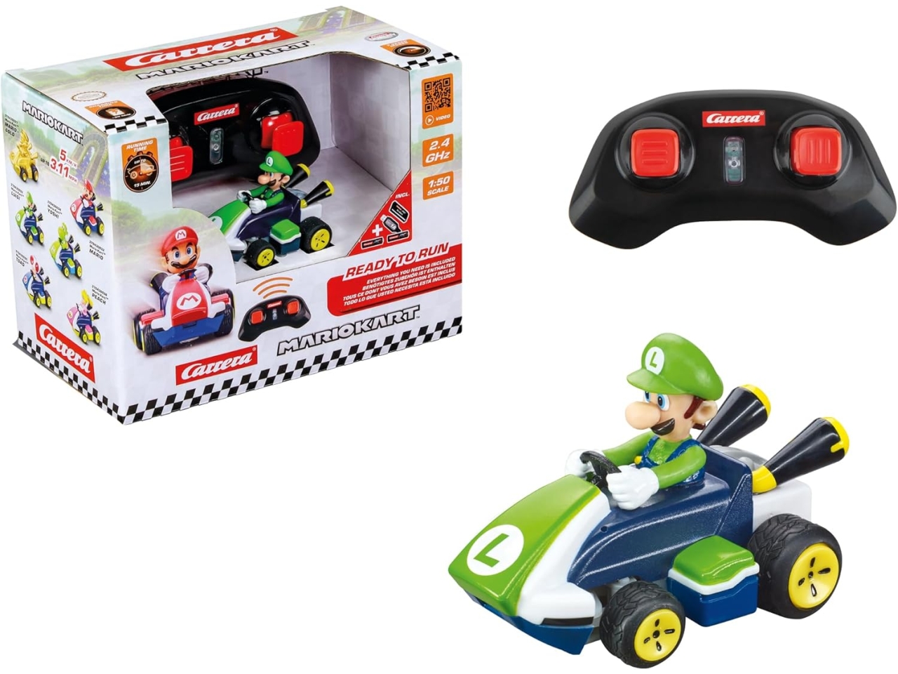 MARIO KART MINI RCLUIGI 2,4GHZ 370430033