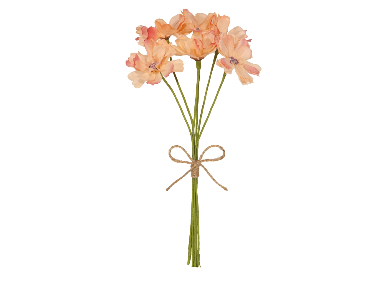 MAZZO DI 6 FIORI 20CM ROSA PESCA F209 27