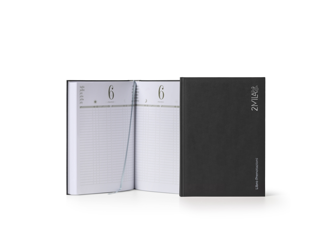 AGENDA RISTORANTI 2026GIORN. 21X30CM NERO7180RS34
