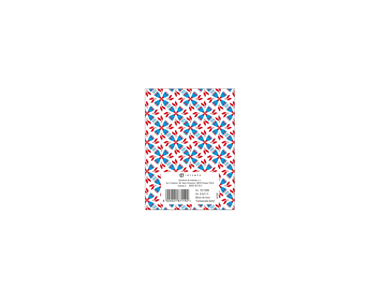 CALENDARIO MURALE 2026 VERTICALE8,5X11,5CM70213BM