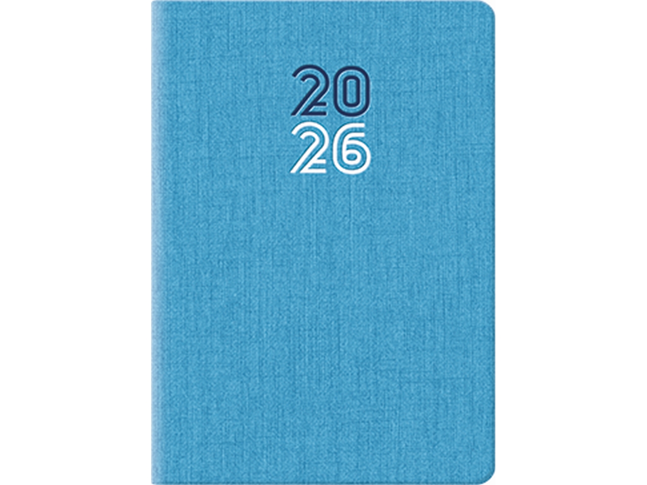 AGENDA CARIBE 7X10CM BIGIORN.AZZURRO 26-049100319C