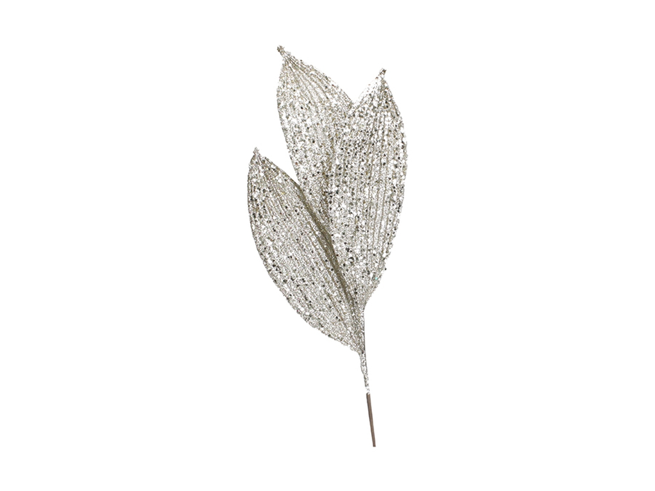 RAMO FOGLIE GLITTER CHAMPAGNE 3061140358