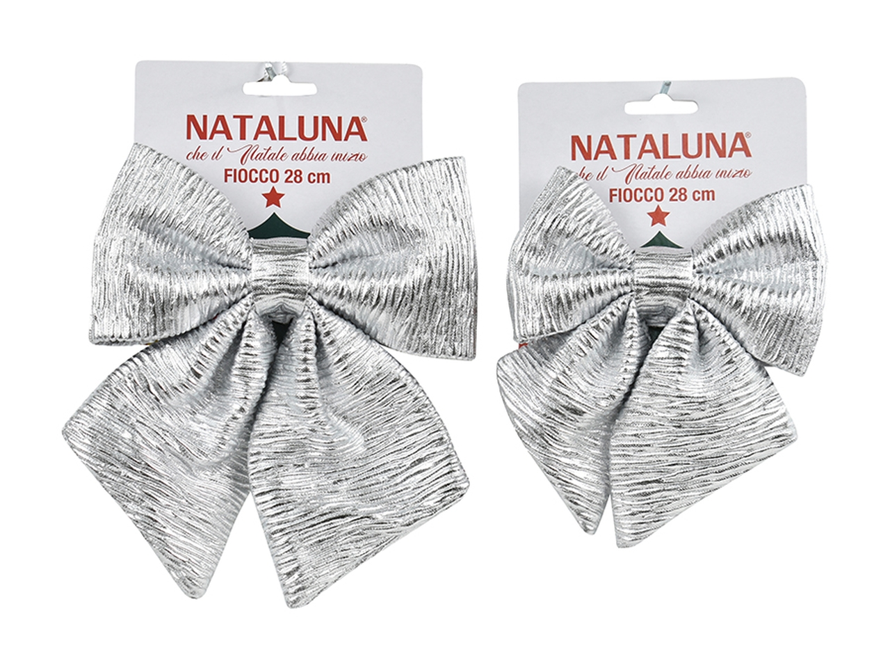 FIOCCO 2MISURE ASS.13/16CM ARGENTO 31063765 FIOCCO 2MISURE ASS.13/16CM ARGENTO 31063765