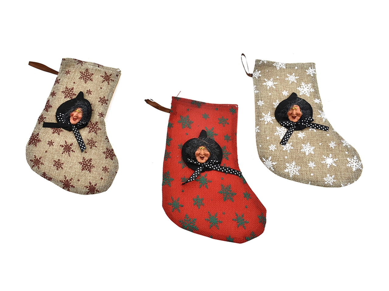 CALZA BEFANA 22CM 3ASS. 5041098