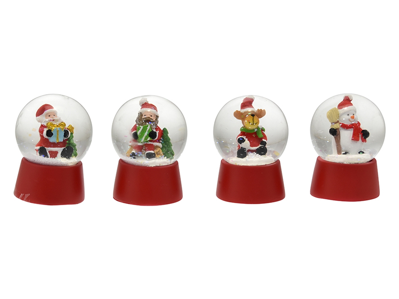 AMPOLLA VETRO C/NEVE 4,5XH.6CM 4ASS. 6045156