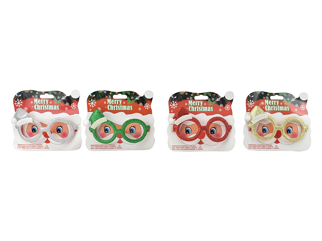 OCCHIALI NATALIZI 18X12CM 4ASS. 64971499 OCCHIALI NATALIZI 18X12CM 4ASS. 64971499
