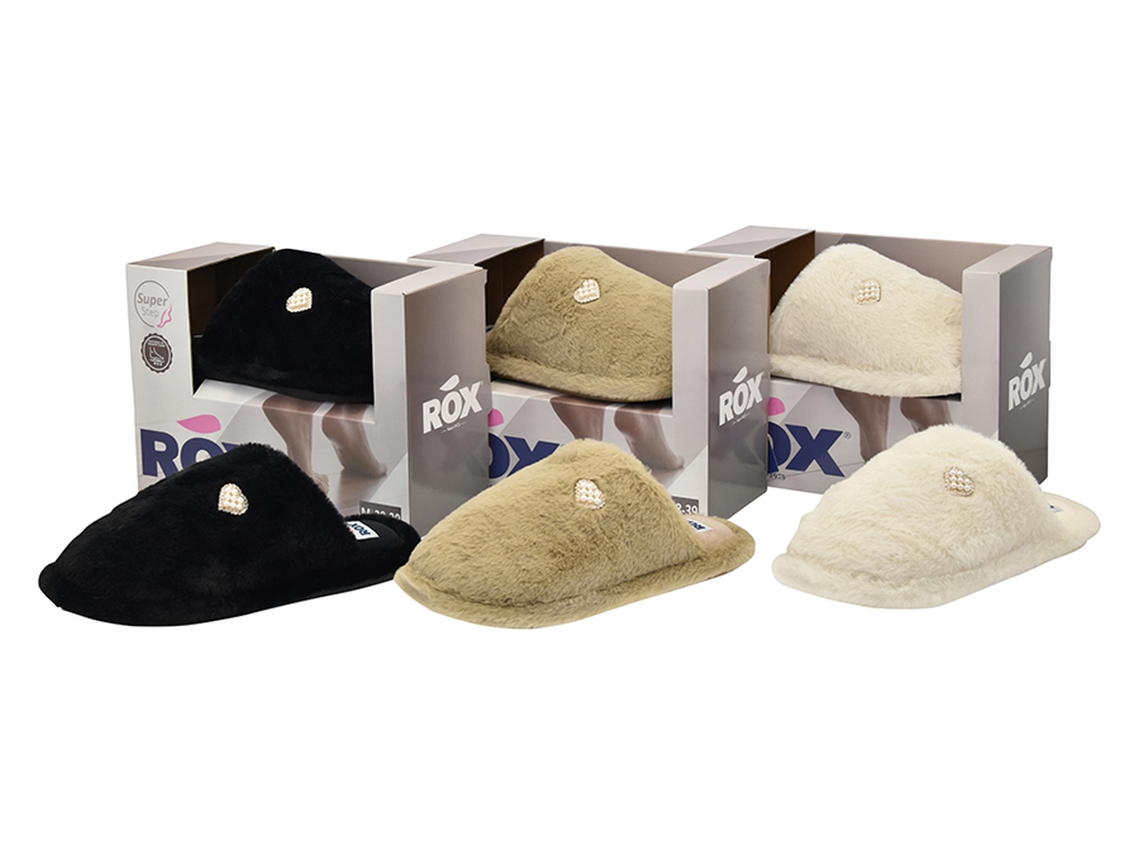 PANTOFOLA ROX DONNA 36/41 C/BOX 3ASS. 6537439