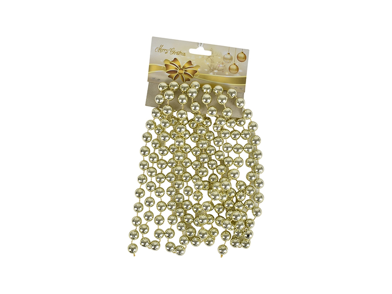 GHIRLANDA DI PERLINE 1,2X270CM CHAMPAGNE 6641361 GHIRLANDA DI PERLINE 1,2X270CM CHAMPAGNE 6641361