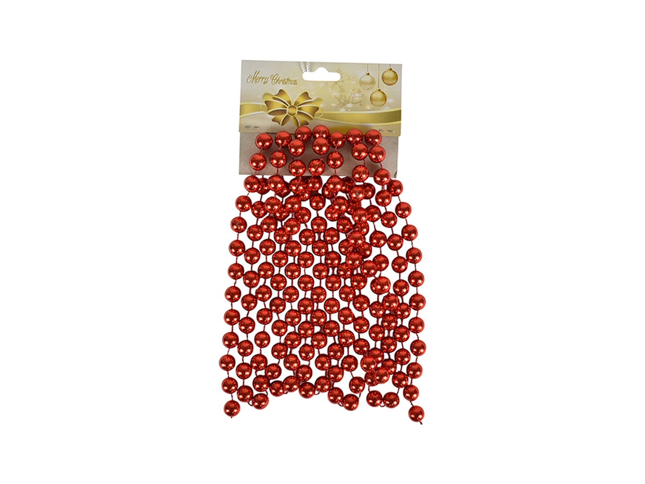 GHIRLANDA DI PERLINE 1,2X270CM ROSSO 6641364 GHIRLANDA DI PERLINE 1,2X270CM ROSSO 6641364