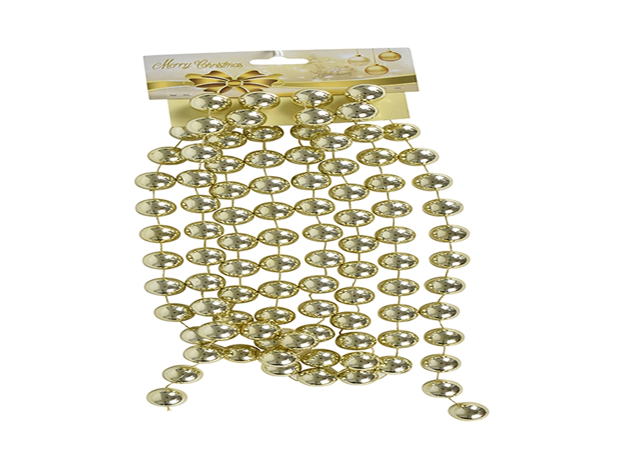 GHIRLANDA DI PERLINE 2X270CM CHAMPAGNE 6641377 GHIRLANDA DI PERLINE 2X270CM CHAMPAGNE 6641377