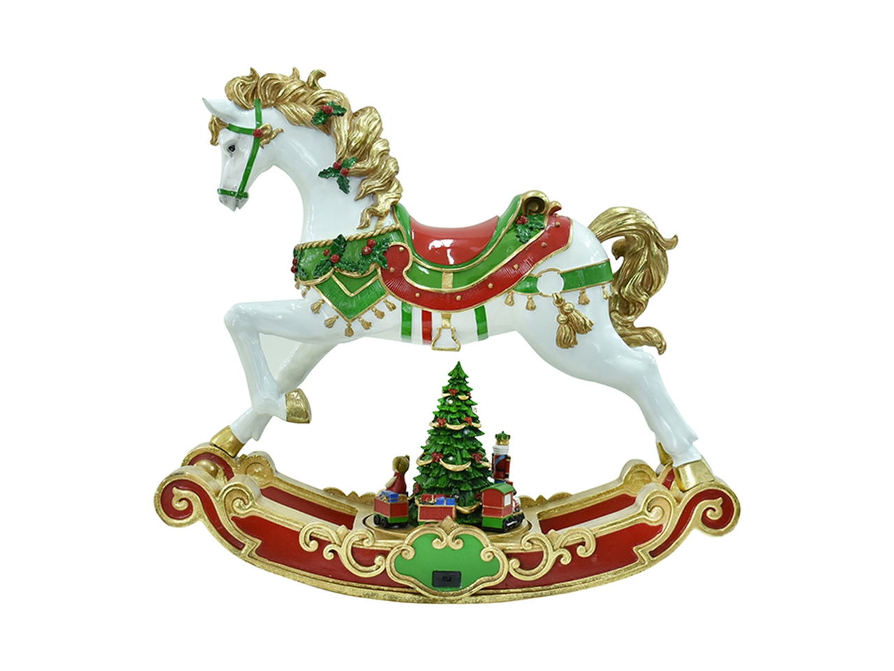 CAVALLO A DONDOLO C/LED 62X22X55,6CM 6648266