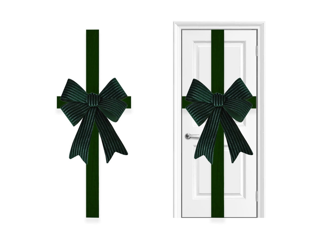 FIOCCO DIETROPORTA 45X60CM VERDE 6870853