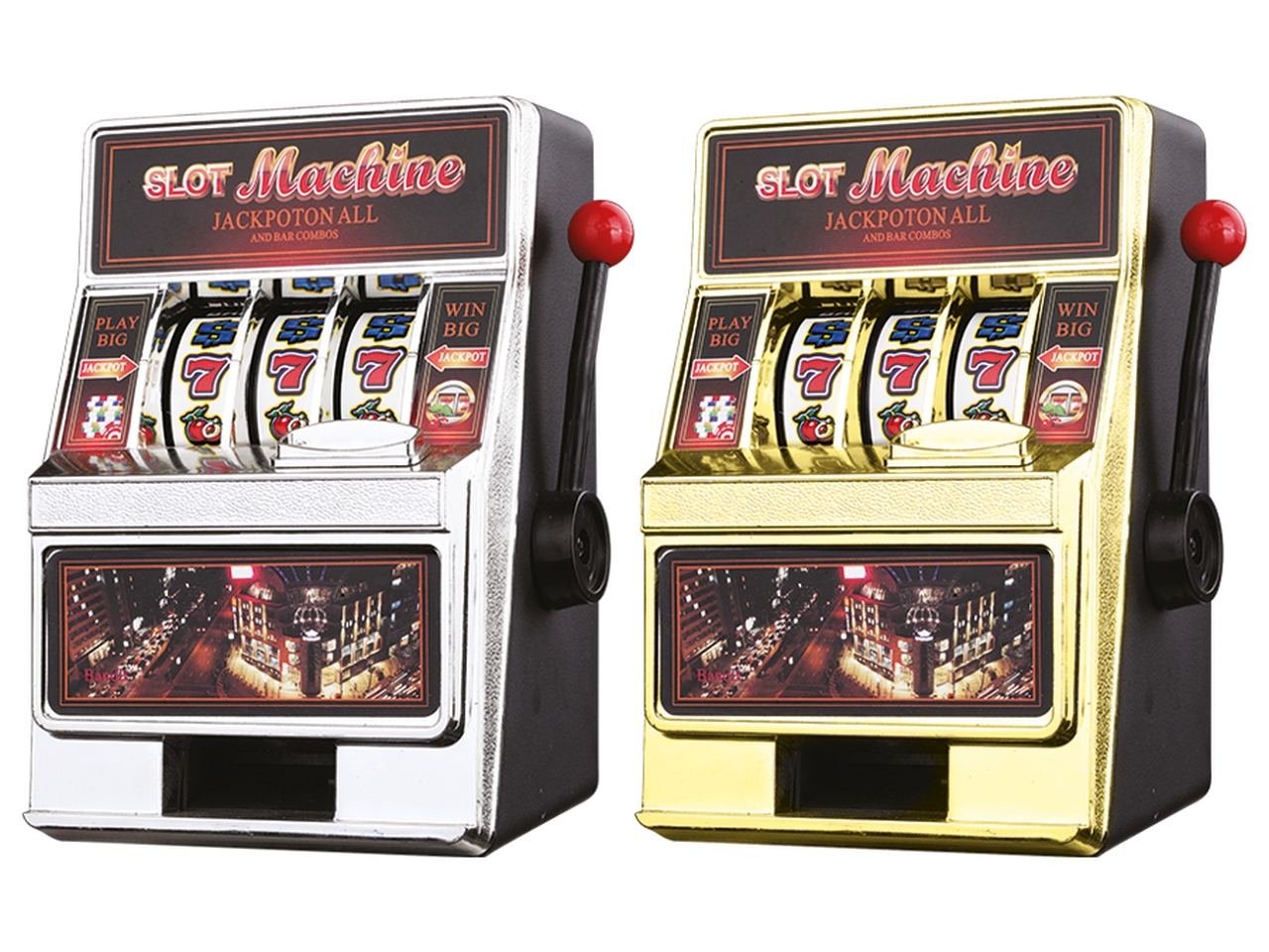 GIOCO SLOT MACHINE 13X10X18CM 2ASS 6975001