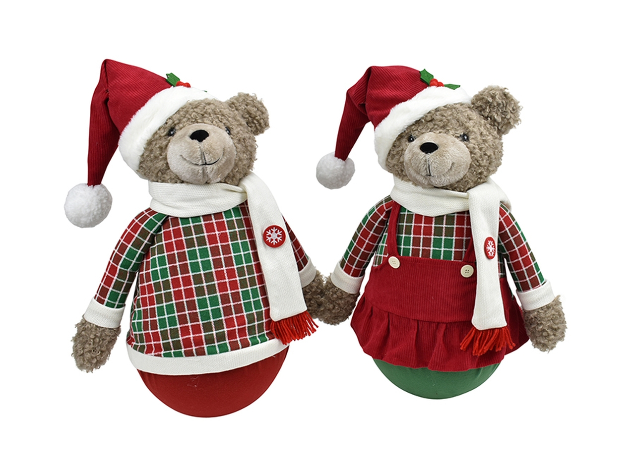 ORSO ROTANTE 60CM ROSSO/VERDE 2ASS. 7163002