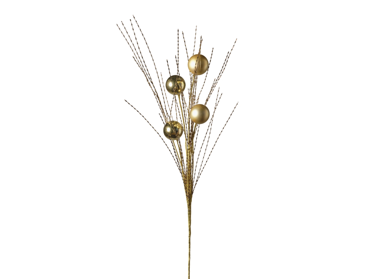 RAMO PALLINE CON FILI NAT. 90CM 091 ORO 1NHZ4265O