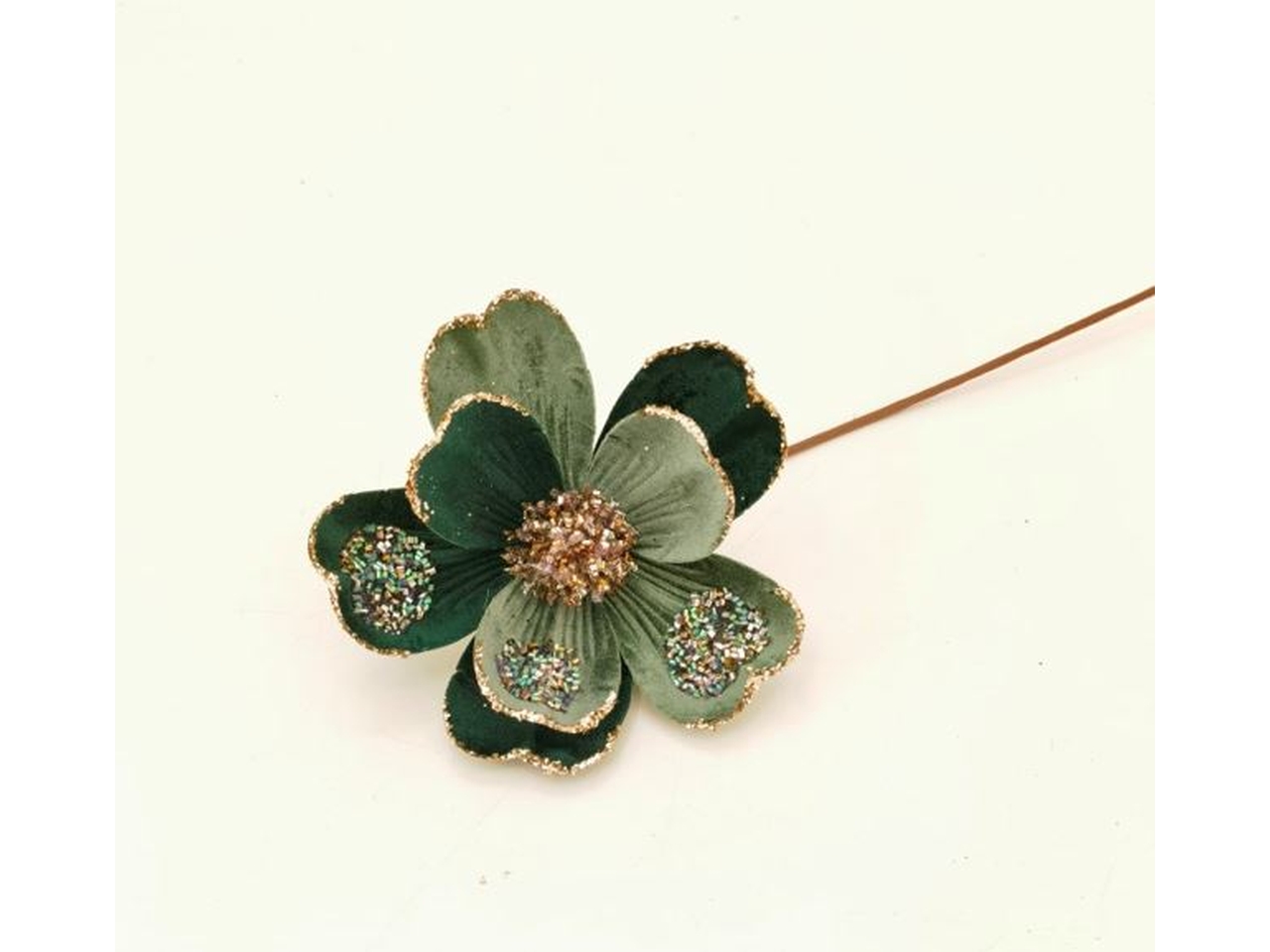 RAMO MAGNOLIA 18XH.40CM VERDE/ORO RAMO MAGNOLIA 18XH.40CM VERDE/ORO