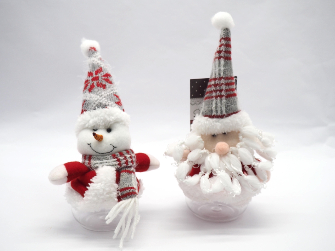 BABBO NATALE C/CONTENITORE 13XH.24CM 2ASS.
