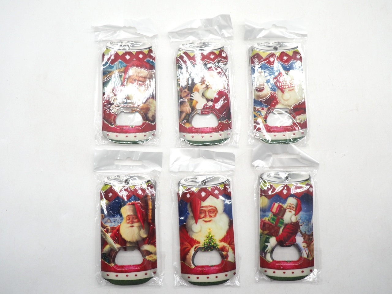 APRIBOTTIGLIE C/BABBO NATALE 11X5,5CM ASS.