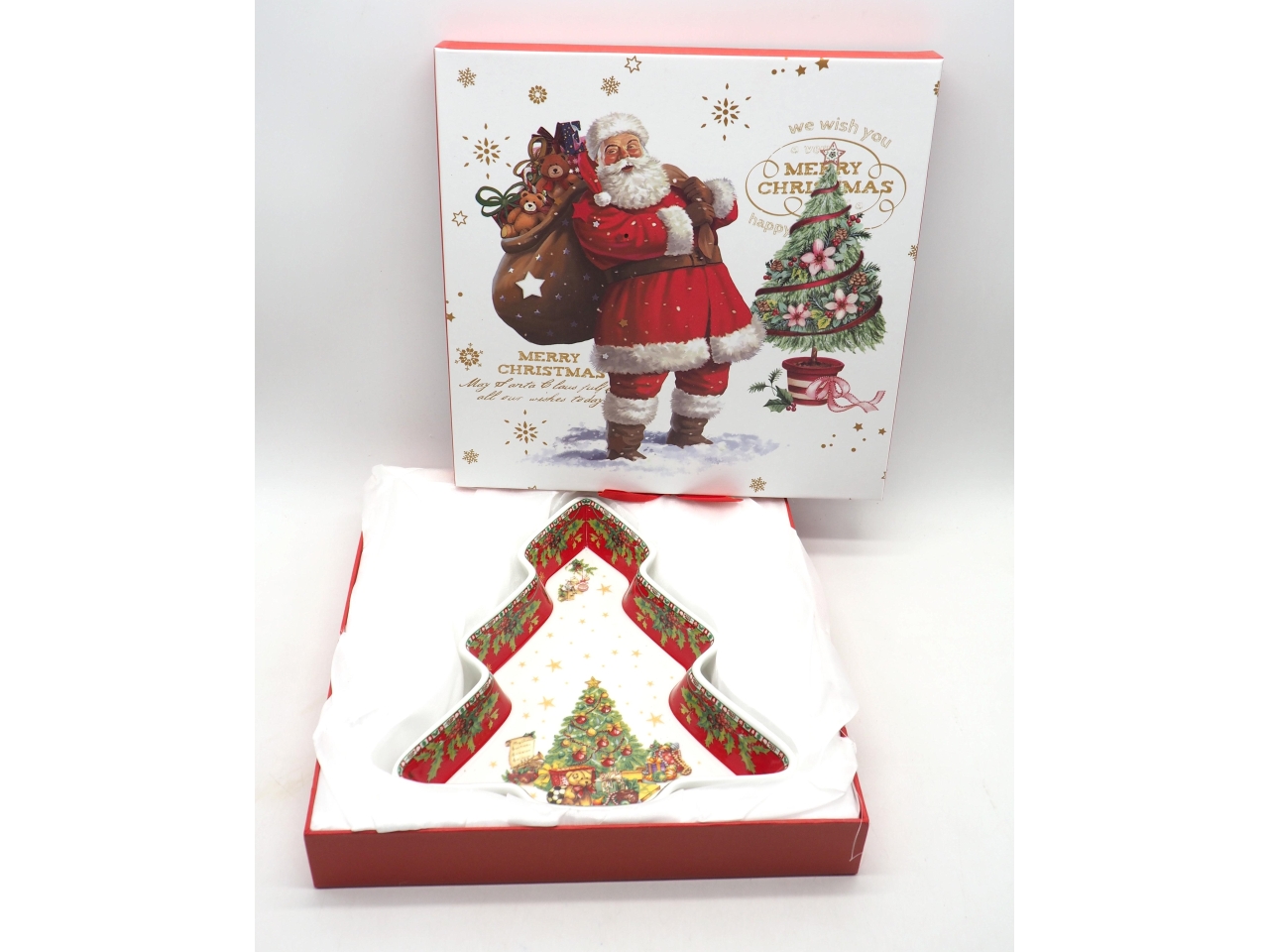 VASSOIO ALBERO CERAMICA C/SCATOLA