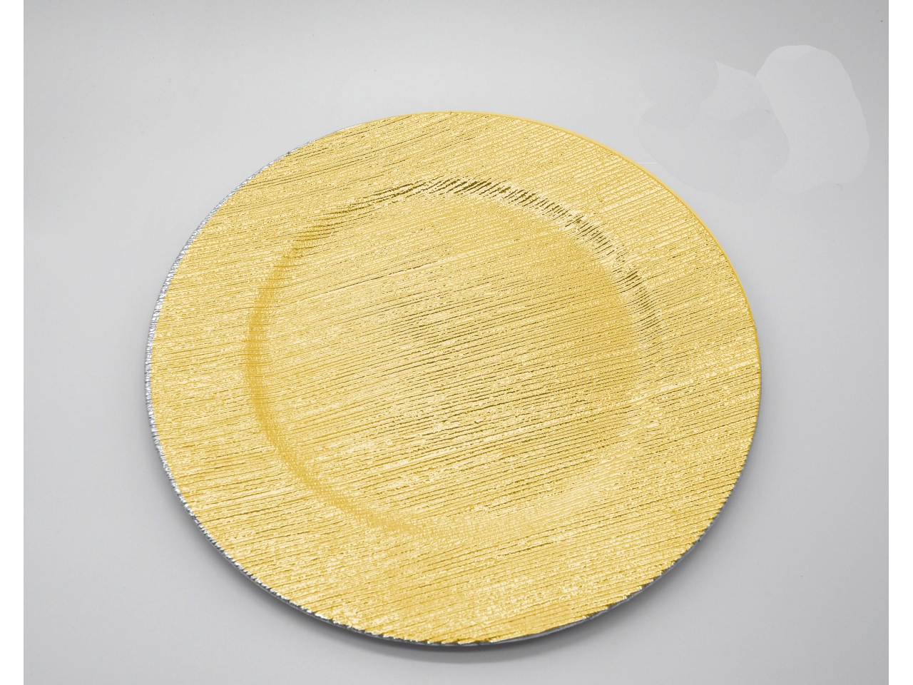 SOTTOPIATTO 33CM SATINATO ORO