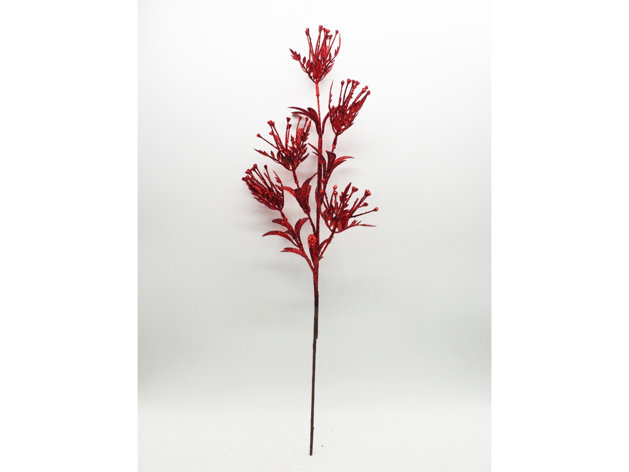 RAMO GLITTERATO 60CM ROSSO RAMO GLITTERATO 60CM ROSSO