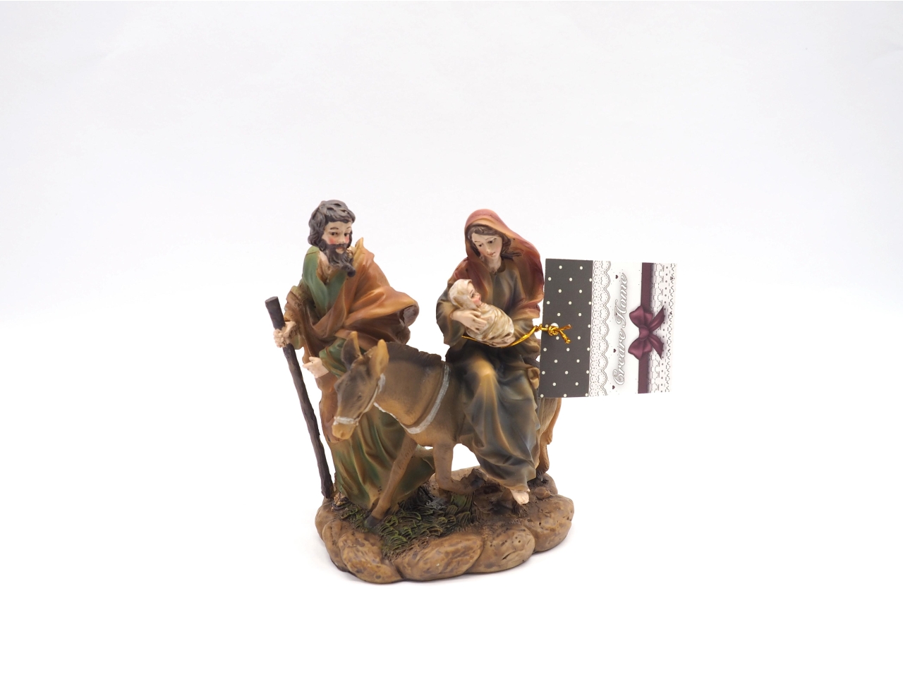 NATIVITA’ IN FUGA 11XH.15CM IN POLIRESINA NATIVITA’ IN FUGA 11XH.15CM IN POLIRESINA