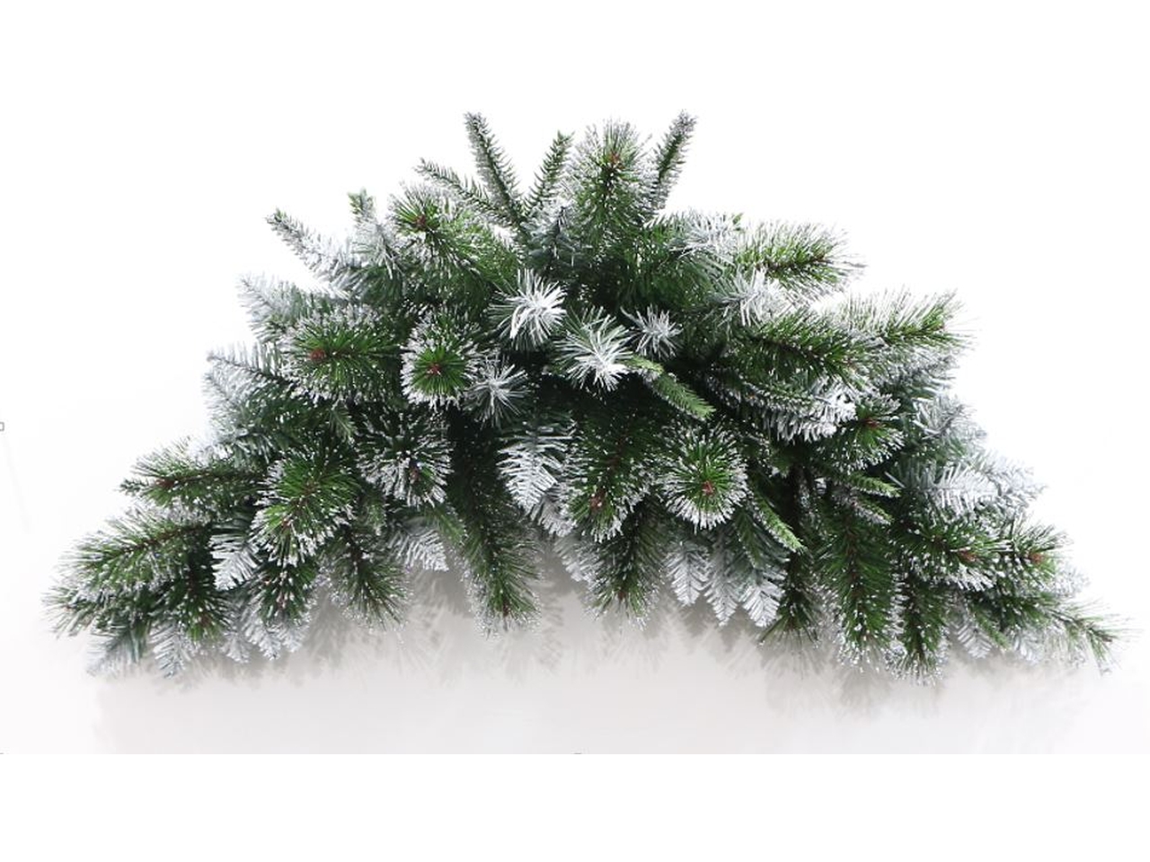 DIETROPORTA 70CM VERDE INNEVATO ARGENTATO 86TIPS